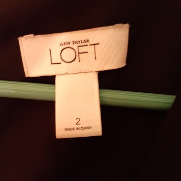 Ann Taylor little black dress size 2 Xs s fit and flare career office formal - Picture 3 of 6